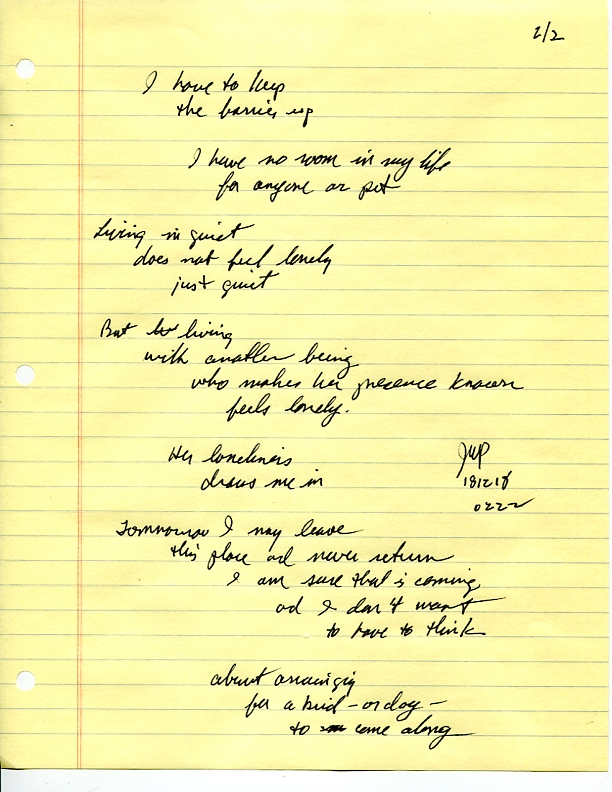 John WorldPeace Poems 2018